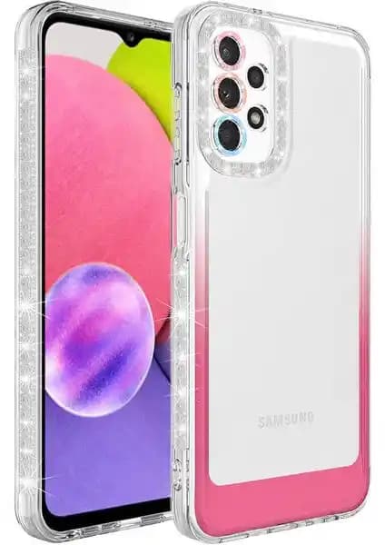 Samsung Galaxy A32 4G için Renkli ve Simli Tasarımlı Estetik Kılıf Ürün İncelemesi