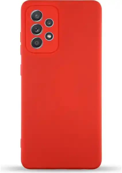 Samsung Galaxy A52 İçin Kadife İç Yüzeyli Silikon Kılıf Estetik ve Koruma Sunar