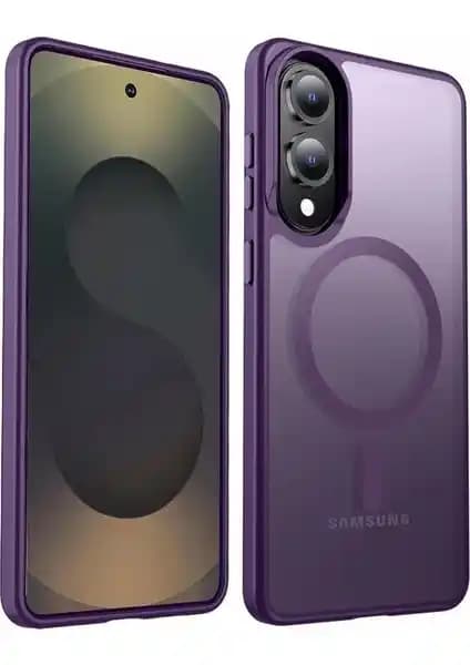 Samsung Galaxy S25 Edge için dayanıklı ve şık kılıf, magsafe ve kablosuz şarj uyumlu özelliklerle