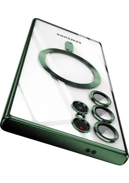 Samsung Galaxy S25 Ultra için MobaxAksesuar şeffaf silikon kılıfı yüksek koruma ve şıklık sağlar