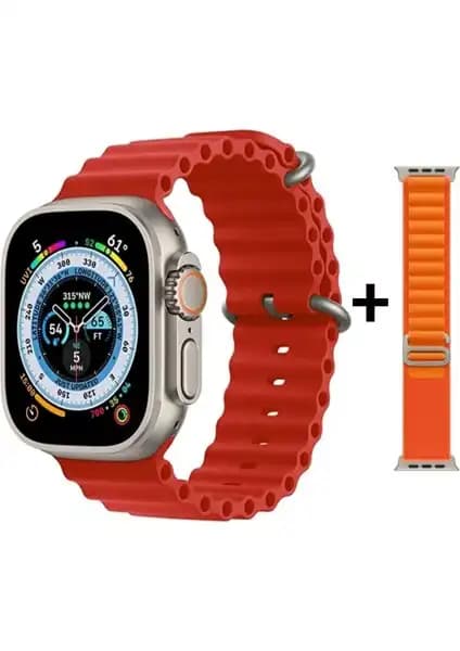 Sekoda Watch 8 Ultra Kırmızı Akıllı Saat: Sağlık, iletişim ve şıklık bir arada