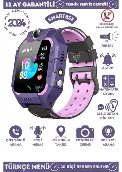 Smartbee Q19 Akıllı Çocuk Takip Saati Güvenlik ve Eğlence Özellikleriyle