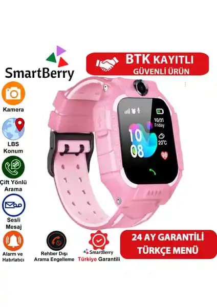 SmartBerry Z2 LBS Konumlu Akıllı Çocuk Takip Saati Güvenlik ve Teknolojinin Buluşması