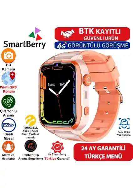 SmartBerry Z50 Çocuk Akıllı Saati Güvenlik ve Eğlence Bir Arada Sağlar