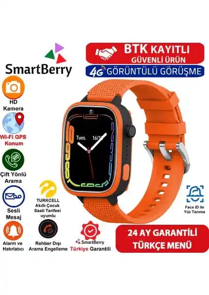 SmartBerry Z51 Çocuk Akıllı Takip Saati Güvenlik ve Eğlence Özellikleriyle Öne Çıkıyor
