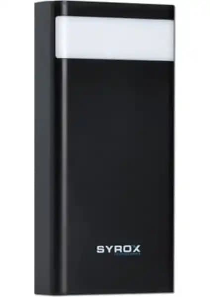 Syrox 30.000 mAh LED Işıklı Powerbank: Yüksek Kapasiteli Taşınabilir Şarj Cihazı