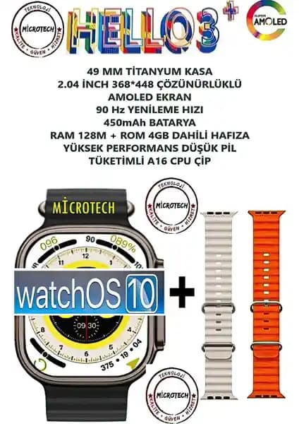 T-Max Hello Watch 3+ Plus: Şık Tasarım ve Gelişmiş Özelliklerle Akıllı Saat Seçenekleri