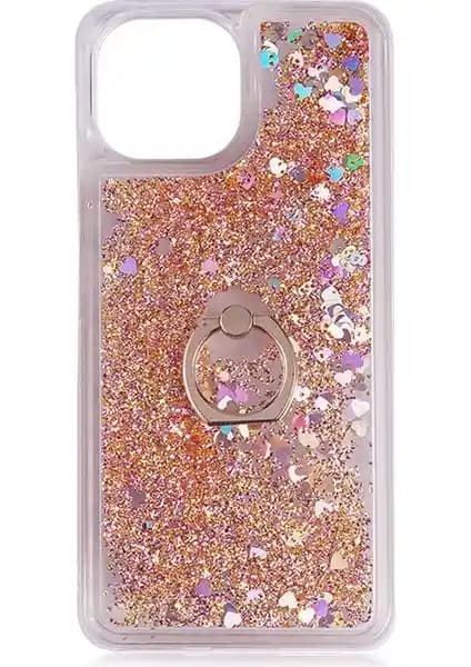 Xiaomi Mi 11 Lite için Sıvılı Simli Yüzüklü Kılıf: Estetik ve Koruma Bir Arada