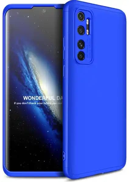 Xiaomi Mi Note 10 Lite için 360 Derece Koruma Sağlayan KNY 3 Parça Kılıf Ürünü