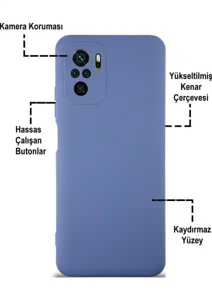 Xiaomi Redmi Note 10S İçin Kadife Dokulu Silikon Kılıf Detaylı İnceleme ve Özellikleri