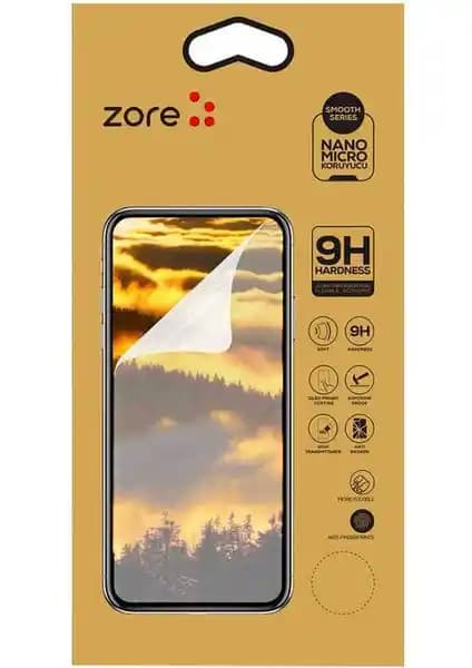 Zore Apple iPhone 16 Pro Nano Micro Temperli Ekran Koruyucu Yüksek Dayanıklılık ve Güvenilir Koruma