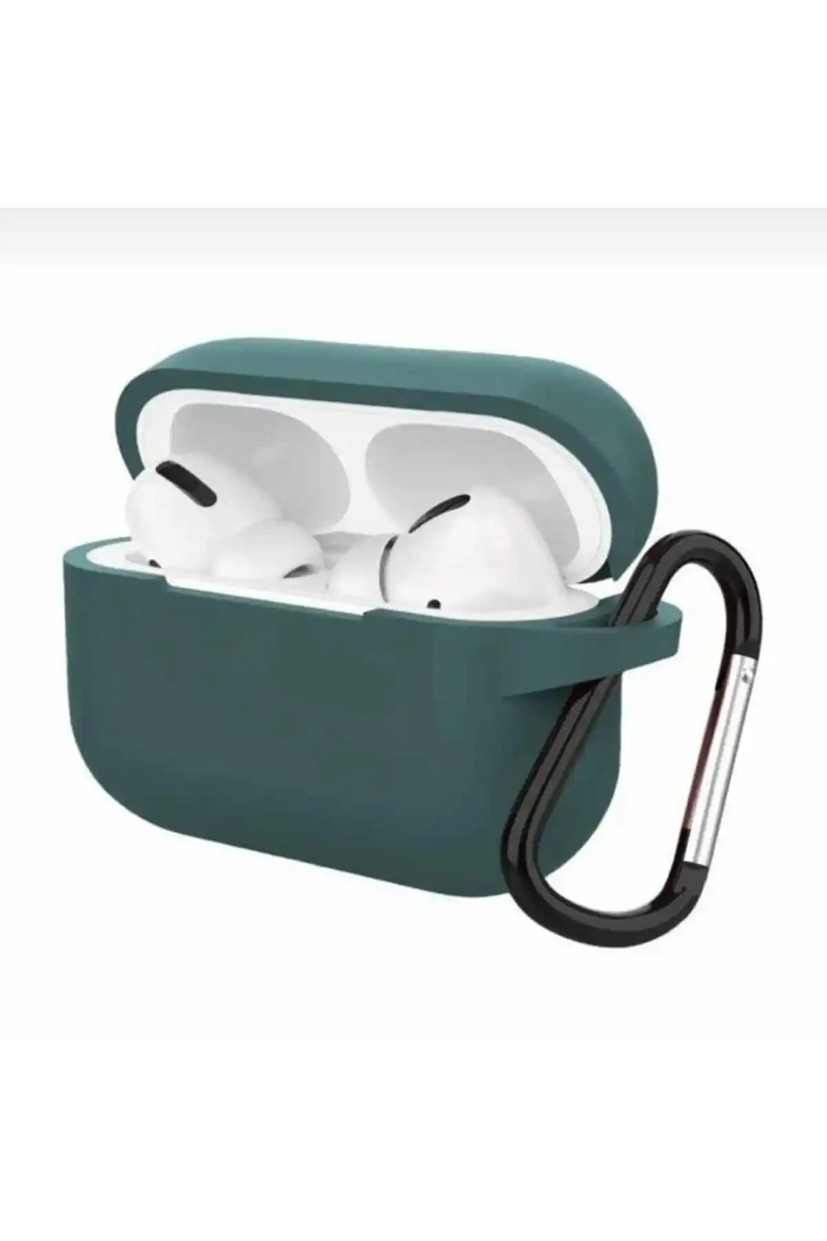 Mopal Pro Asker Yeşili Silikon Kılıf: Dayanıklı ve Şık Airpods Pro Koruyucu Kılıfı