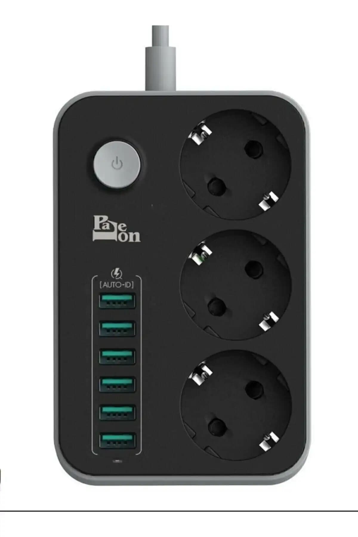 Paleon USB Çoklu Şarj İstasyonu: Çok Fonksiyonlu Priz ve USB Portlarıyla Güç Yönetimi