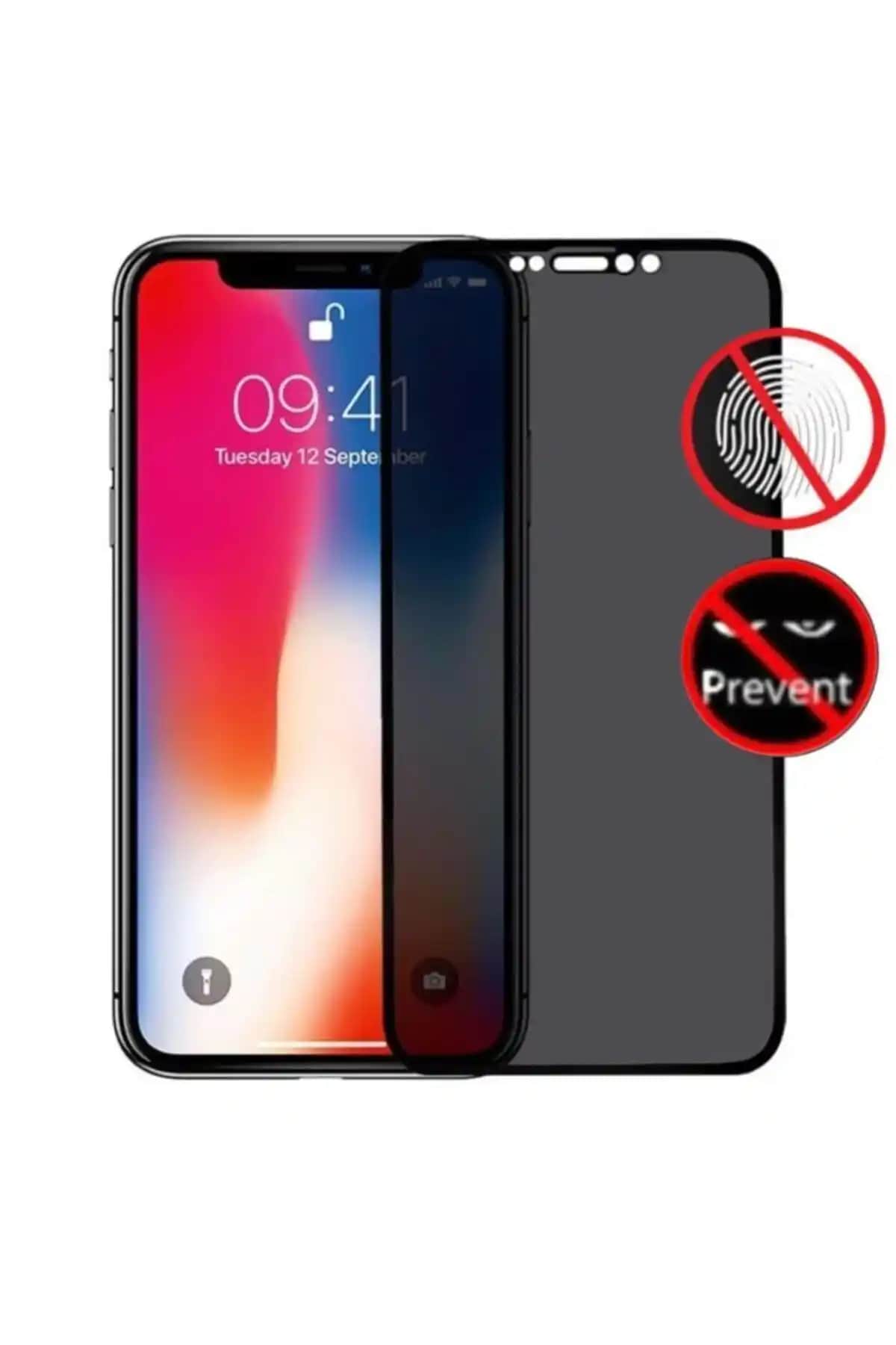 POWELL Seramik Kırılmaz Ekran Koruyucu iPhone X ve XS için yüksek dayanıklılık ve gizlilik sağlar