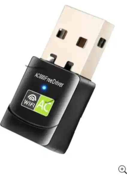 Ac Mini WiFi 600 Mbps 5GHz USB Adaptör: Yüksek Hızlı ve Taşınabilir Kablosuz Bağlantı Çözümü