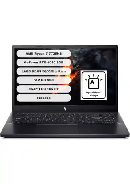 Acer Nitro V15 ANV15-41 Yüksek Performanslı Oyun ve Eğlence Bilgisayarı Özellikleri