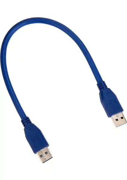 Alfais 4955 USB 3.0 Erkek Erkek 30 cm Kablo ile Hızlı ve Güvenilir Veri Transferi