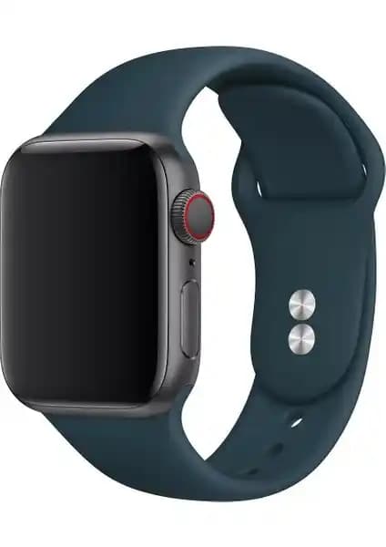 Apple Watch 2-7 Uyumlu 42 mm Silikon Kordon Modern ve Dayanıklı Tasarım