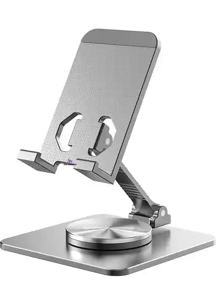 Dexmon Metal Katlanabilir Masaüstü Telefon ve Tablet Tutucu Yüksek Dayanıklılık ve Esneklikle Kullanım Kolaylığı