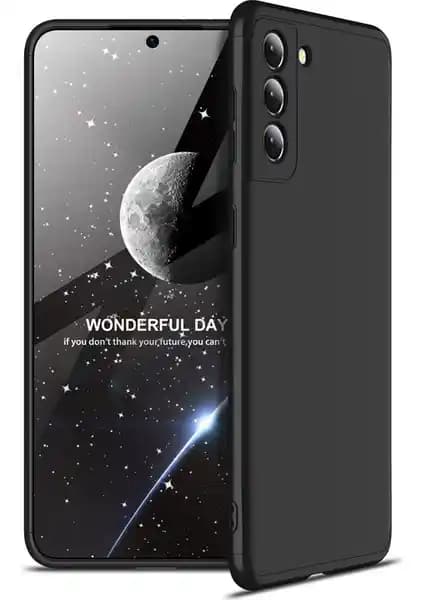 Samsung Galaxy S21 Plus için 3 Parça Çift Katmanlı Koruyucu Kılıf Güçlü ve Estetik Tasarım