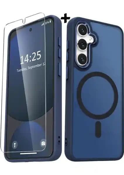 Samsung Galaxy S25 FE İçin Güçlü Koruma ve Şık Tasarım Sunan Kılıf ve Ekran Koruyucu Seti