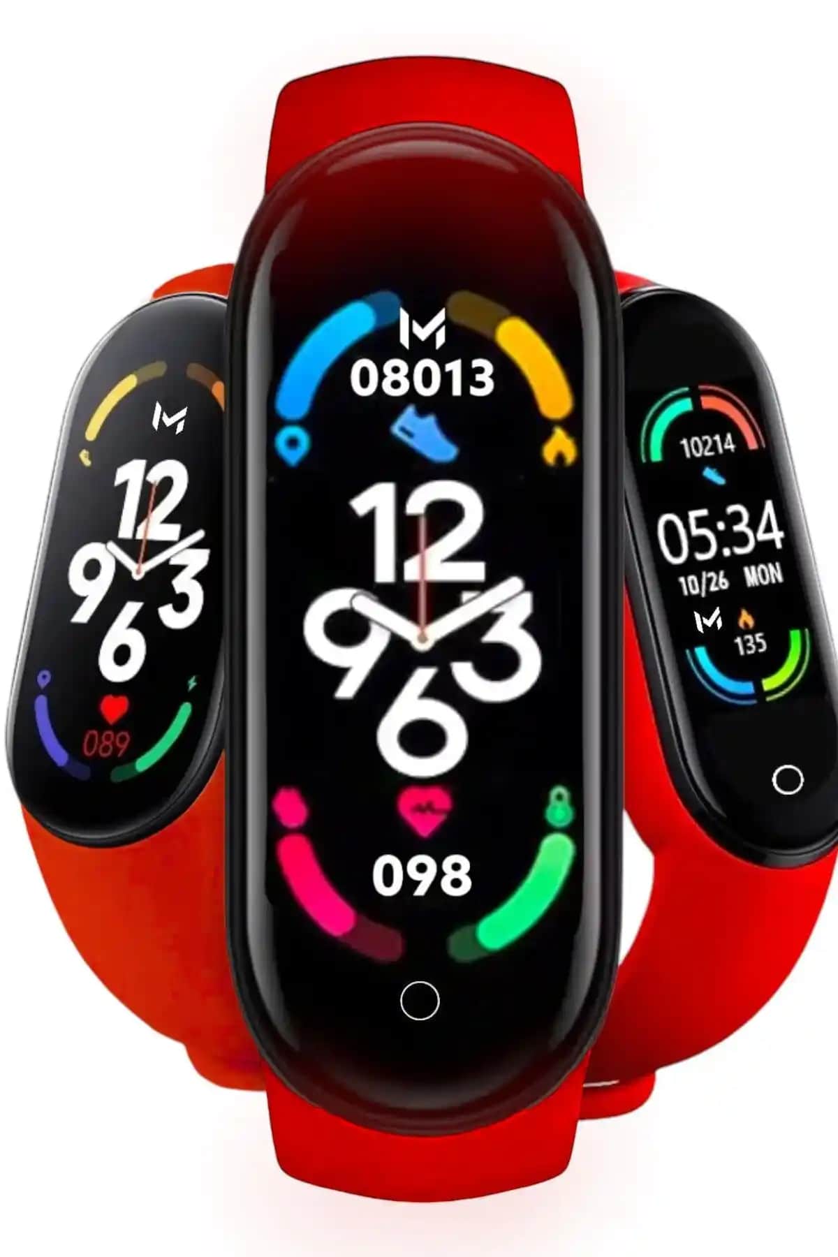 MATEO KIRMIZI M7 ve MATEO Lila M6 Akıllı Bileklik Karşılaştırması