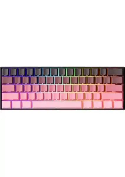 Akko MONSGEEK FUN60 Max Shine-Through Siyah-Pembe Mekanik Klavye Özellikleri ve Kullanıcı Yorumları