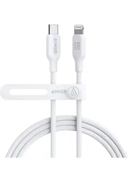 Anker 541 USB-C to Lightning Kablosu: Çevre Dostu ve Yüksek Performanslı Veri ve Şarj Kablosu
