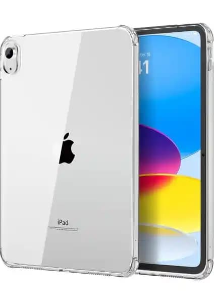 Apple iPad 11. Nesil (A16) 2025 Antishock Köşe Koruma Şeffaf Kılıfı