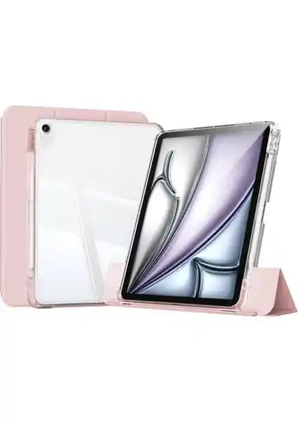 Apple iPad 11. Nesil (A16) için Darbeye Dayanıklı Manyetik Standlı Hybrid Kılıf