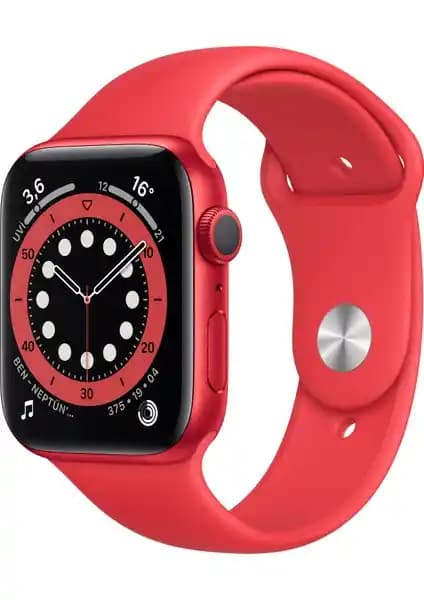 Apple Watch Seri 6 44mm GPS (PRODUCT(RED)) Akıllı Saat ile Sağlıklı ve Şık Günler