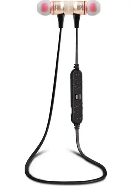 Awei Mıknatıslı Kablosuz Bluetooth Kulaklık A920BL Gold ile yüksek performans ve şıklık bir arada
