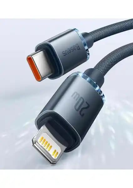 Baseus 2 Metre 20W Hızlı Şarj ve Veri Kablosu Apple iPhone 14 ve Uyumluları İçin