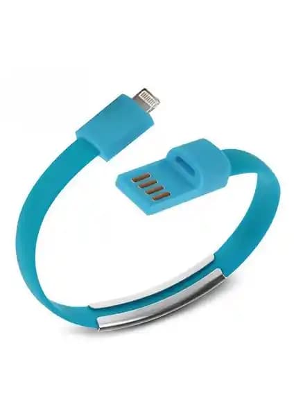 Codegen Apple Uyumlu Mavi Lightning Şarj ve Veri Kablosu 75-90 Karakter