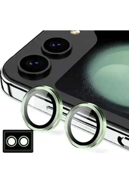 Fibaks Kamera Koruyucu Cam Samsung Galaxy Z Flip 5 için Yüksek Koruma ve Estetik Uyum Sağlar