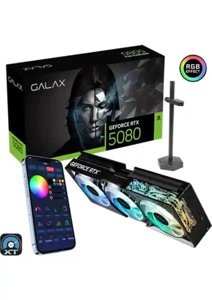 GALAX GeForce RTX 5080 1-Click OC: Yüksek Performanslı ve Yenilikçi Tasarımlı Ekran Kartı