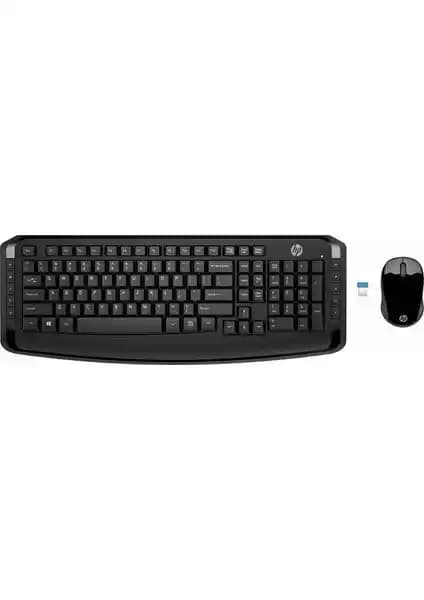 HP 300 Kablosuz Klavye ve Mouse Seti Ofis ve Ev Kullanımı İçin Uygun Çözüm