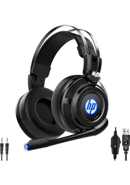 HP H200 Işıklı Mikrofonlu Oyun Kulaklığı Yüksek Ses ve Konfor Sunar