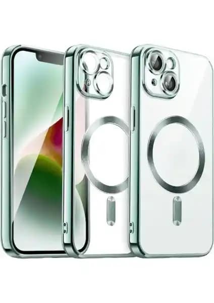 iPhone 15 için şık ve dayanıklı silikon kılıf, Magsafe uyumlu ve koruma sağlayıcı