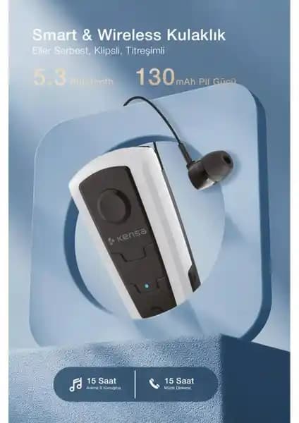 Kensa KB-200 Makaralı Titreşimli Bluetooth Kulaklık: Modern Ses Deneyimi ve Dayanıklılık