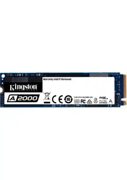 Kingston A2000 250GB PCIe NVMe SSD ile Yüksek Hızlı ve Güvenilir Depolama Çözümü