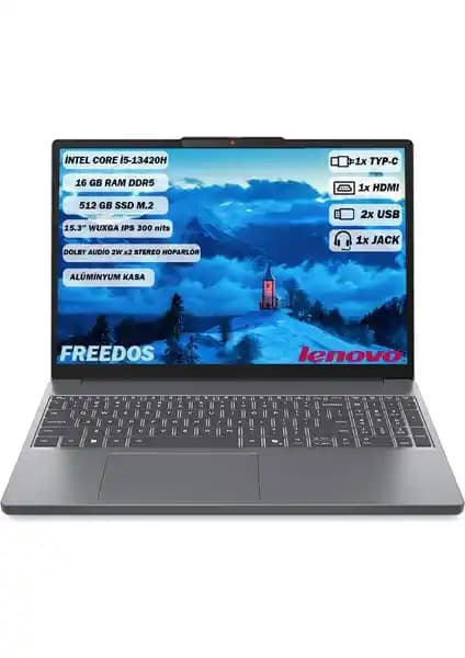 Lenovo Ideapad Slim 3 İnce ve Hafif Tasarımıyla Güçlü Performans Sunar