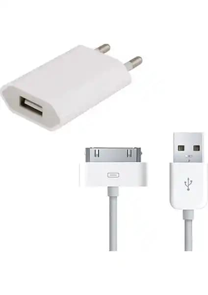 Letstur Apple iPhone 4-4S Uyumlu Takım Şarj Seti Güvenilir ve Pratik Şarj Çözümü