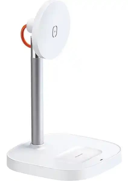 Mcdodo 2in1 15W MagSafe Uyumlu Kablosuz Şarj Standı: Çok Fonksiyonlu ve Estetik Tasarım