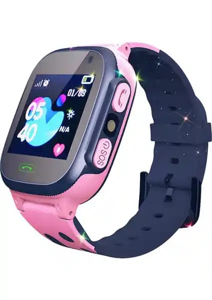Onkatech Q500S/2024 Akıllı Çocuk Takip Saati Pembe Güvenlik ve İletişim Özellikleri