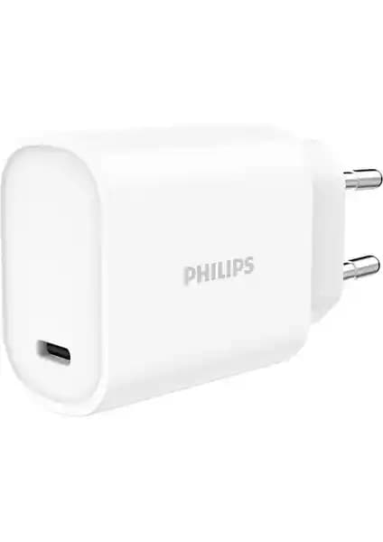 Philips DLP4329C Type-C 20W Hızlı Şarj Adaptörü iPhone ve USB-C Uyumlu
