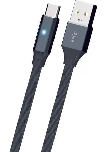 Polosmart PSM29 Type-C LED Uyarılı Şarj ve Veri Kablosu Günümüz Teknolojisine Uygun