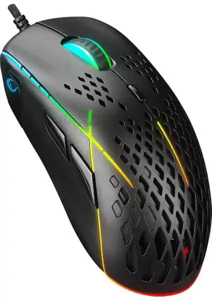 Rampage SMX-R111 Defilade 12400DPI RGB Oyuncu Mouse'u Yüksek Hassasiyet ve Dayanıklılık