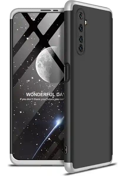 Realme 6 Pro için 3 Parçalı 360 Derece Koruma Sağlayan KNY Kılıfı
