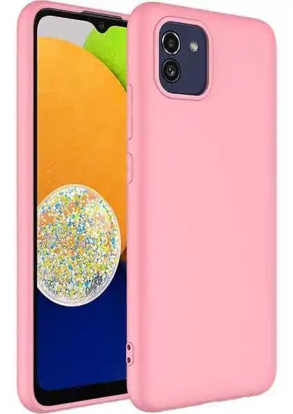 Samsung Galaxy A03 için Şık ve Dayanıklı TPU Silikon Kılıfı Koruma ve Estetik Birlikte